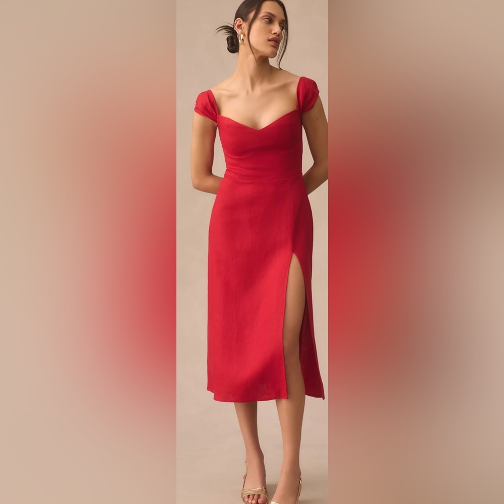 New with tags- Reformation Red Maxi Dress - size: 6